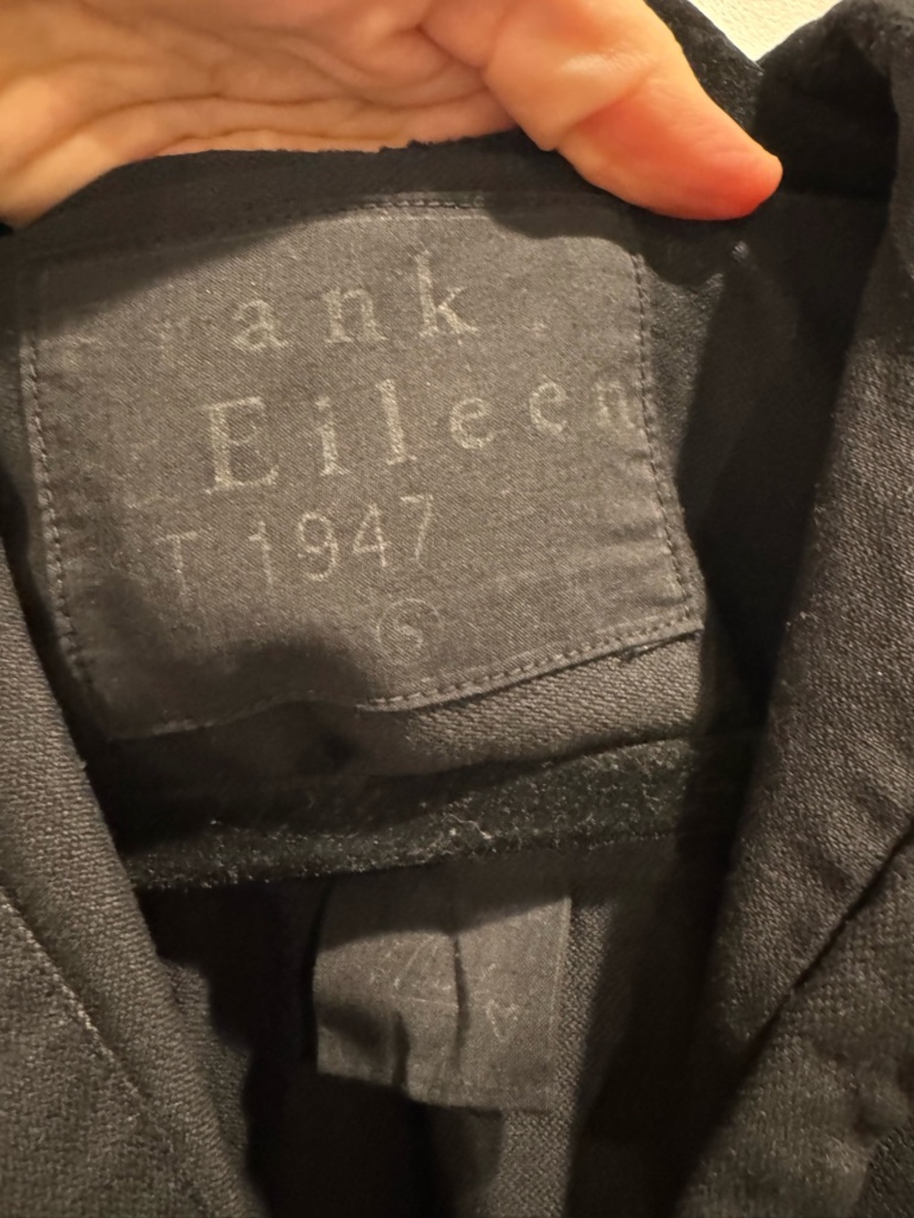 Frank & Eileen black denim Mary classic shirtdress - Picture 4 of 7